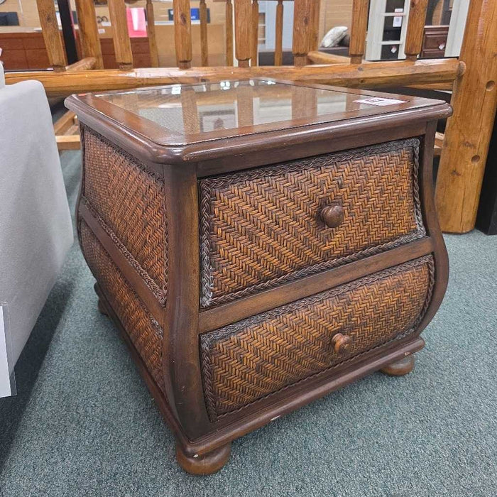 2 DRAWER END TABLE KL