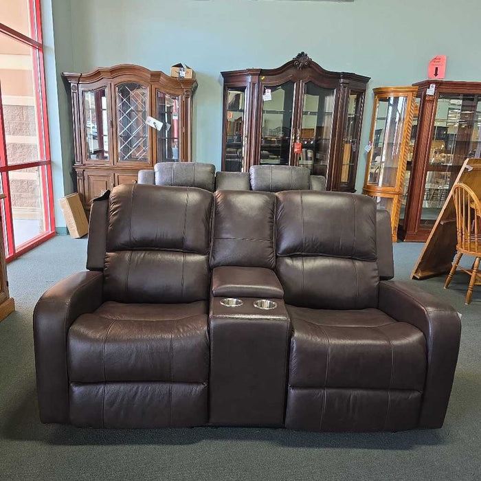 RECLINING LOVESEAT 9735BRW-2
