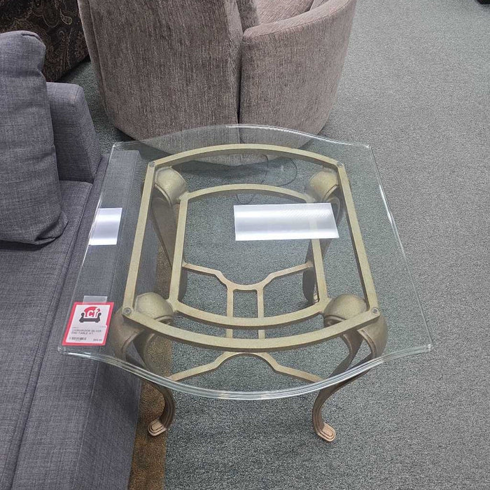 SILVER END TABLE AT