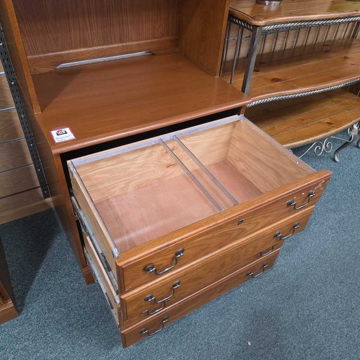 FILE CABINET WITH HUTCH BAH