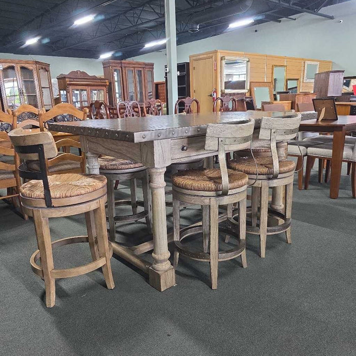 LEXINGTON BISTRO TABLE 6 STOOLS BAHH
