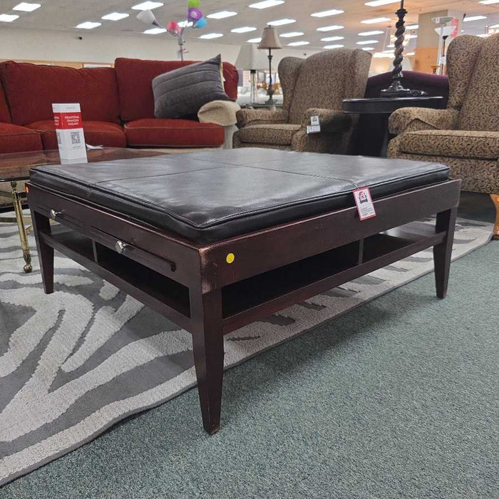 BERNHARDT COFFEE TABLE OTTOMAN BAH