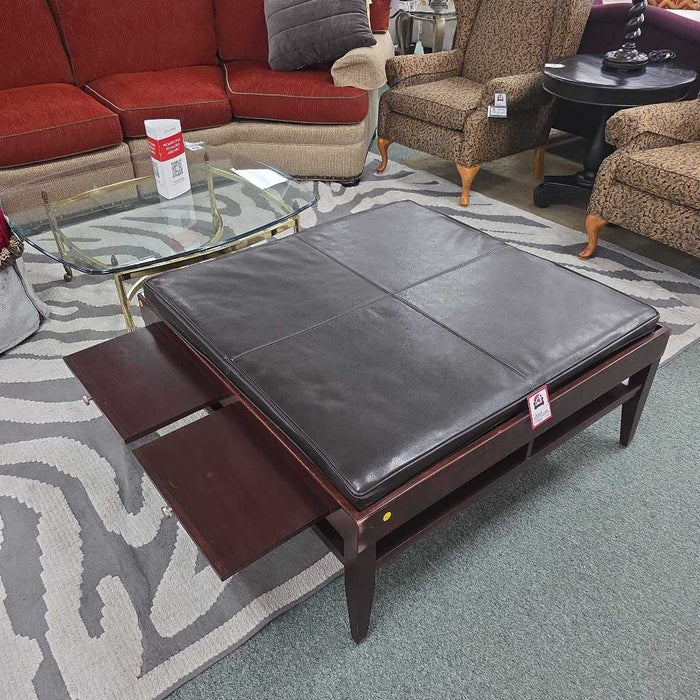 BERNHARDT COFFEE TABLE OTTOMAN BAH