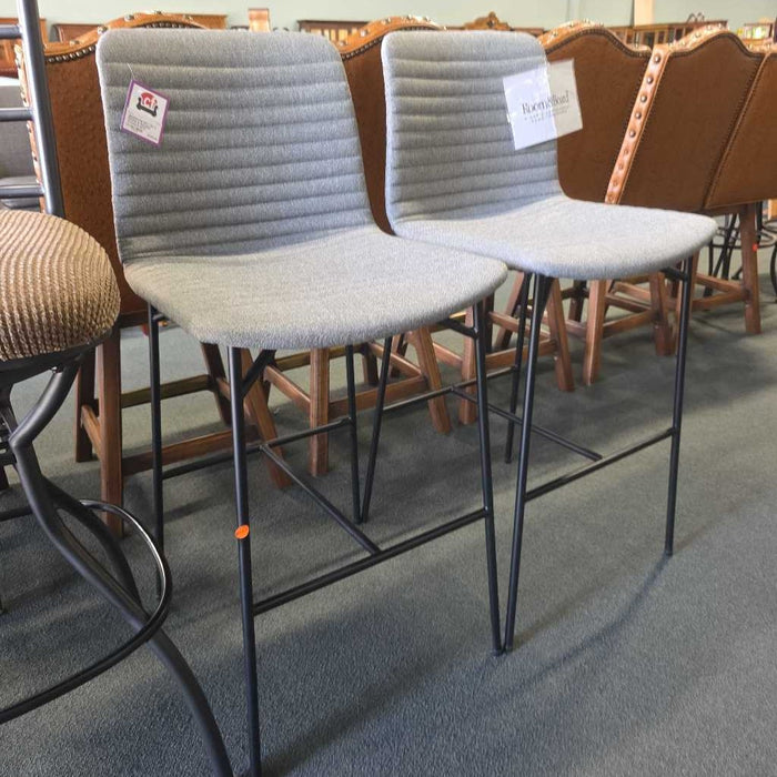 SET OF 2 ROOM & BOARD STOOLS BTK