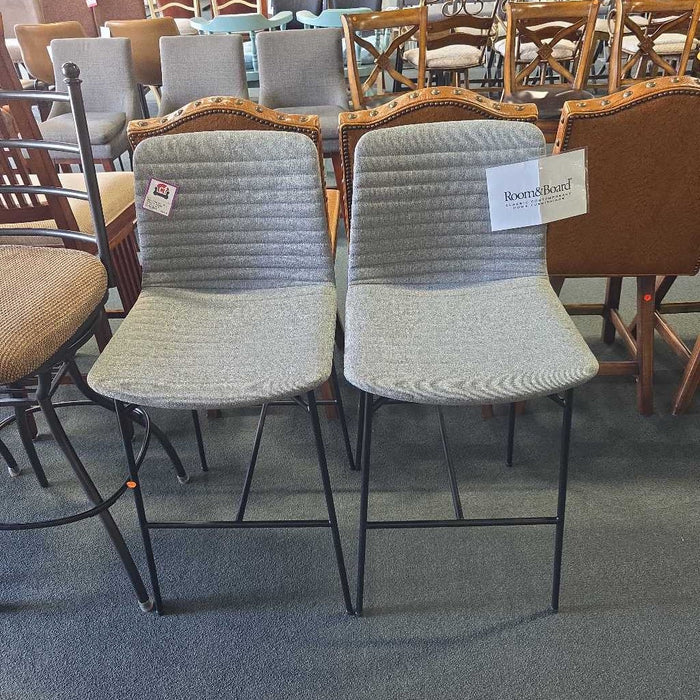 SET OF 2 ROOM & BOARD STOOLS BTK