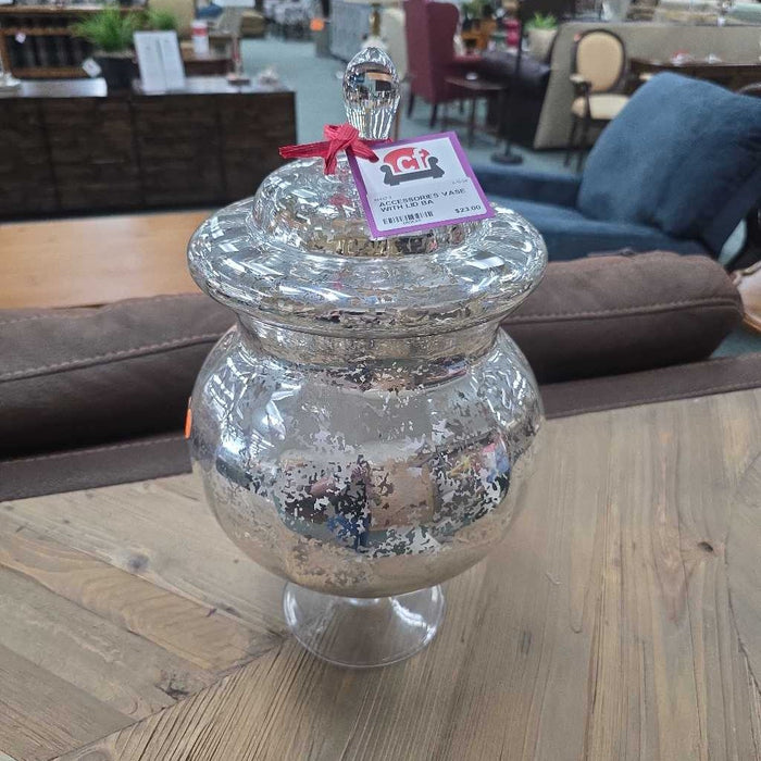 VASE WITH LID BA