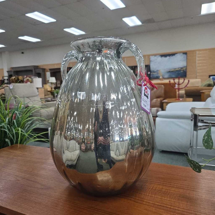 SILVERY VASE LS