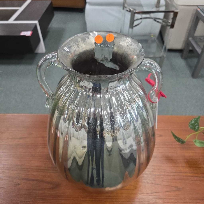 SILVERY VASE LS