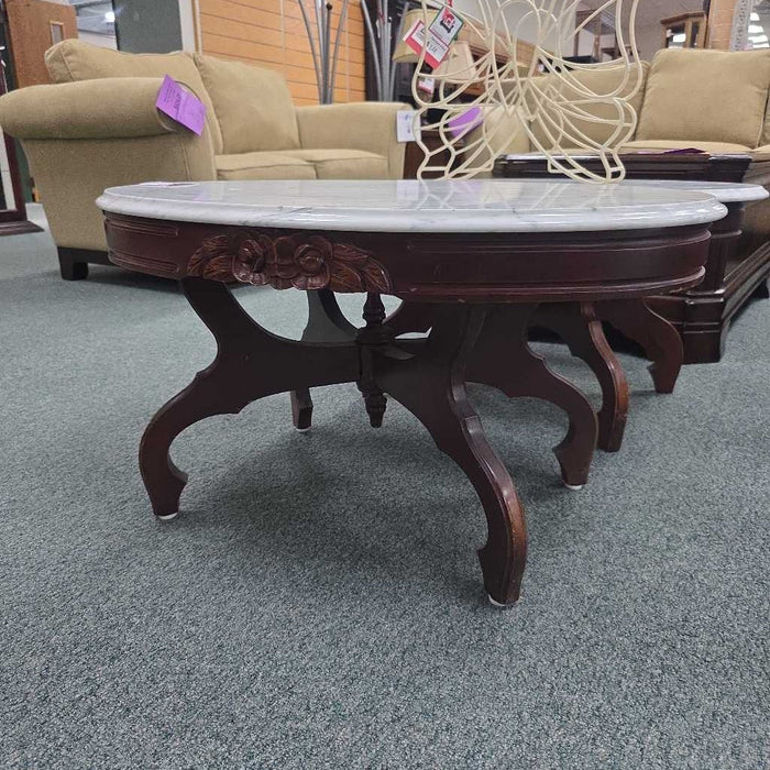 MARBLE TOP COFFEE TABLE BST