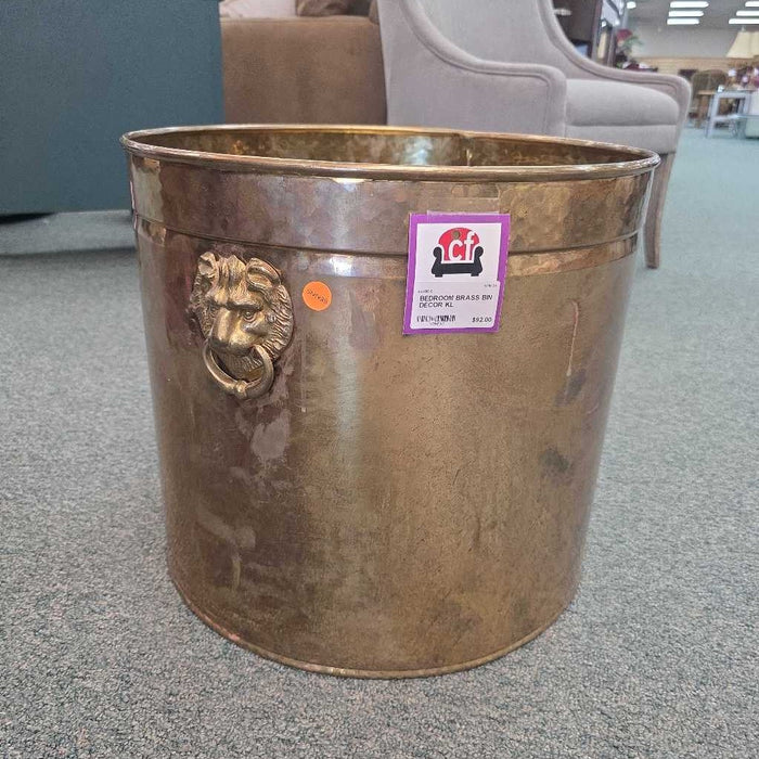 BRASS BIN DECOR KL