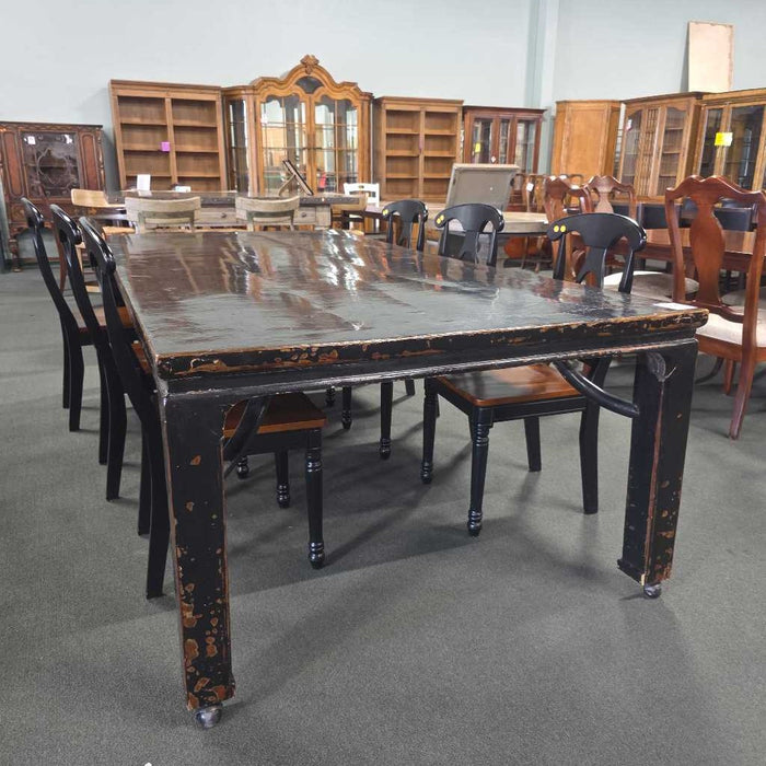 TABLE WITH 6 CHAIRS MIH