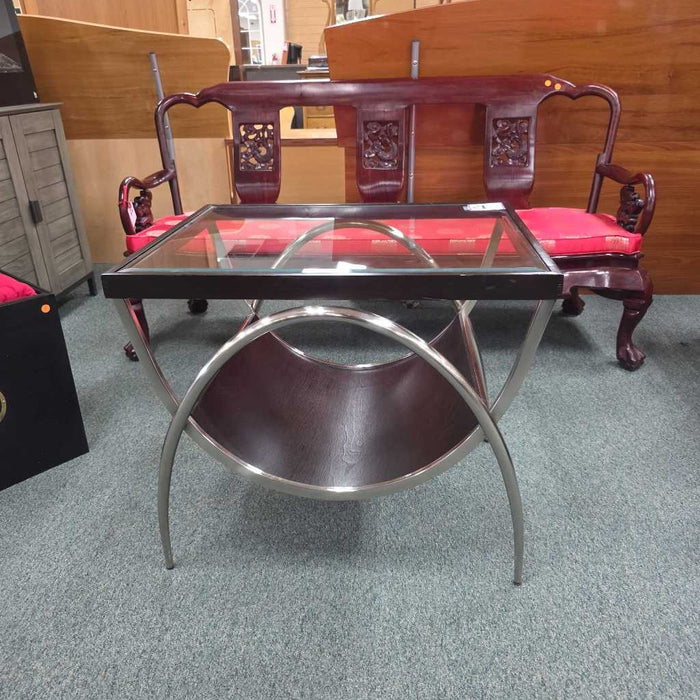 GLASS END TABLE SK