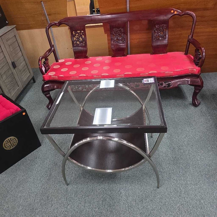 GLASS END TABLE SK