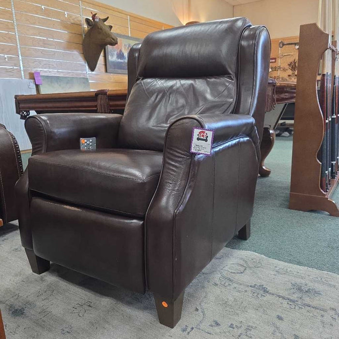 LEATHER POWER RECLINER ALK
