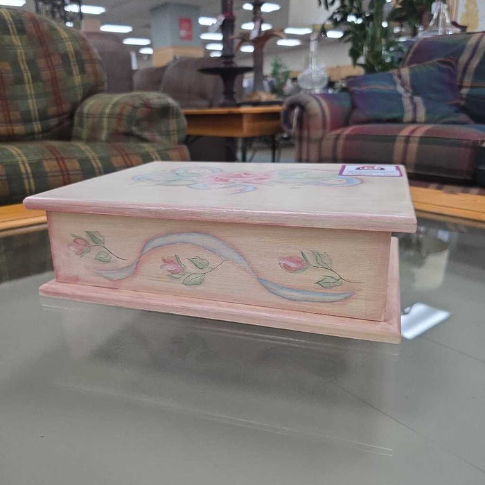 WOOD BOX WITH LID BA