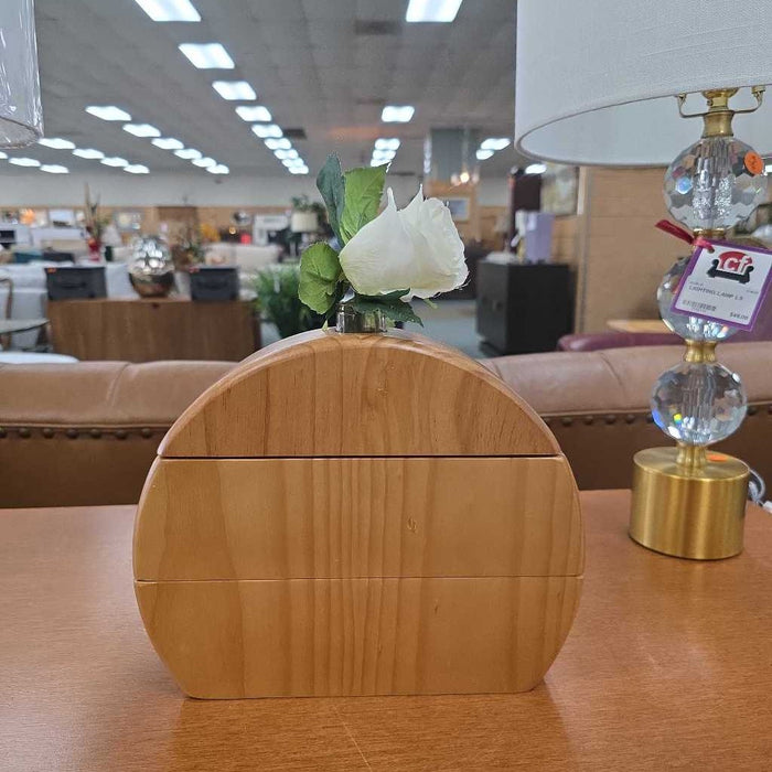 WOOD VASE LS
