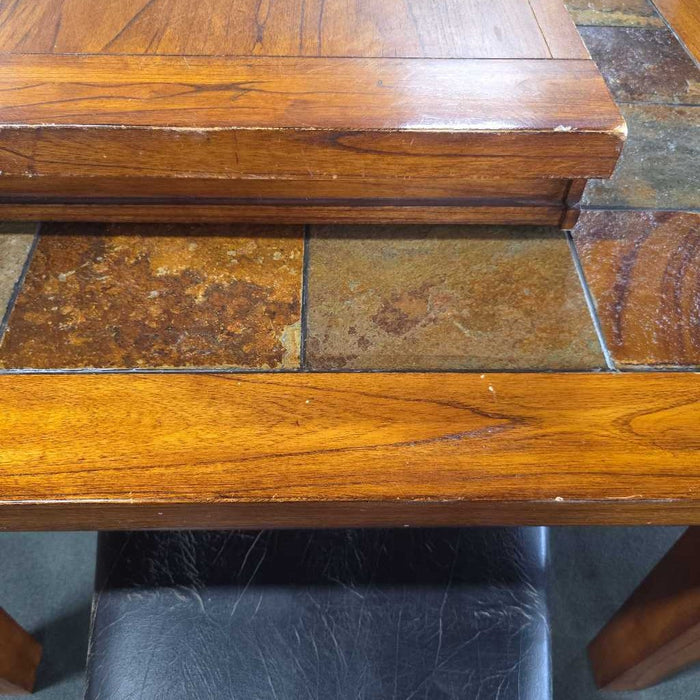 TABLE WITH 1 LEAF & 5 CHAIRS LAC