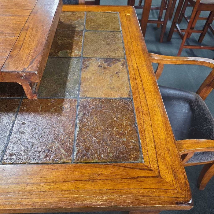 TABLE WITH 1 LEAF & 5 CHAIRS LAC