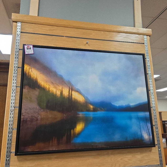 FRAMED LAKE ART AT