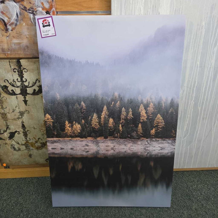 LAKE ART CANVAS LS