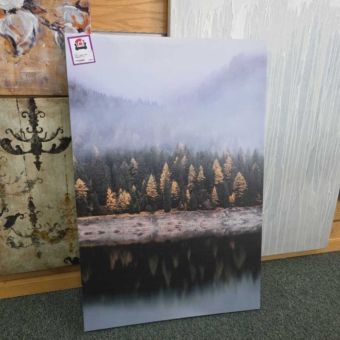 LAKE ART CANVAS LS