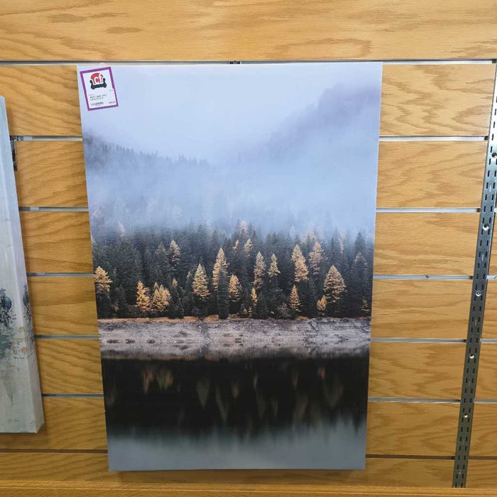LAKE ART CANVAS LS