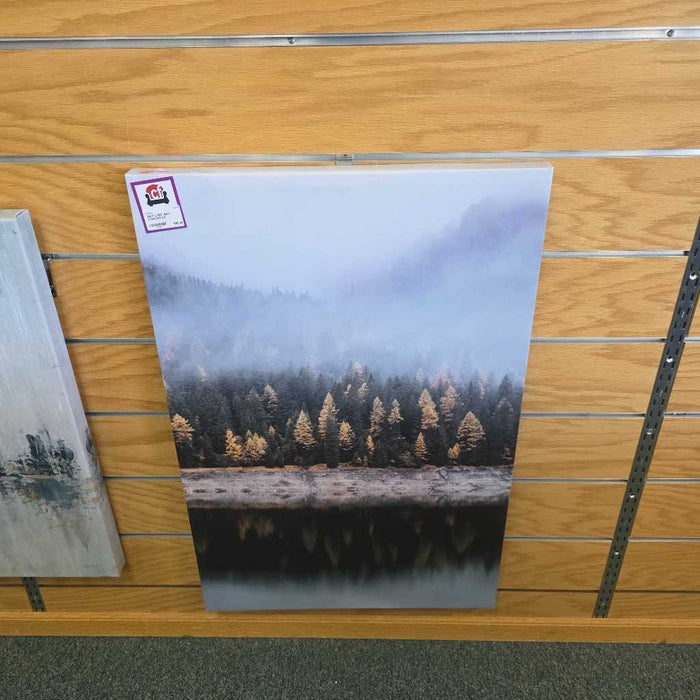 LAKE ART CANVAS LS