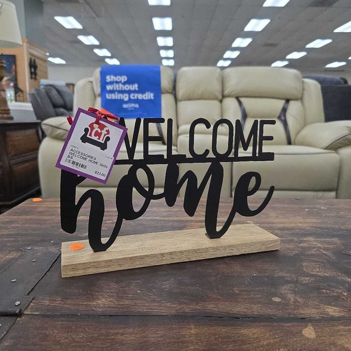 WELCOME HOME SIGN BA