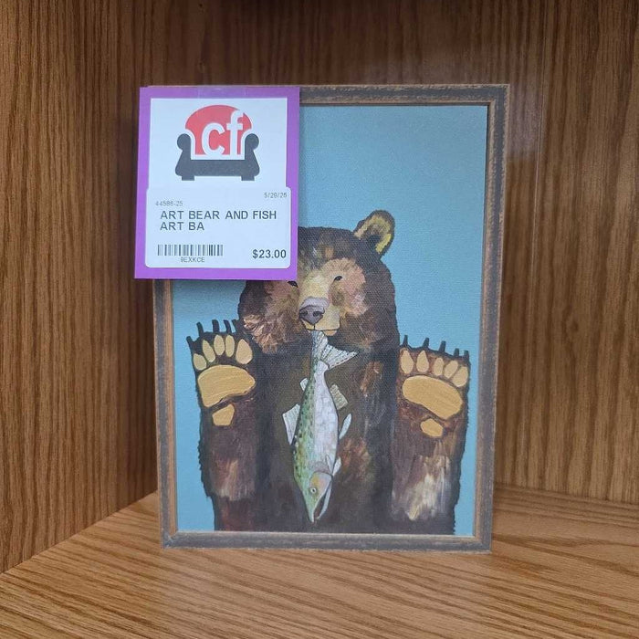 BEAR AND FISH ART BA