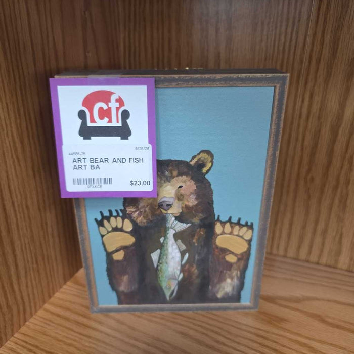 BEAR AND FISH ART BA