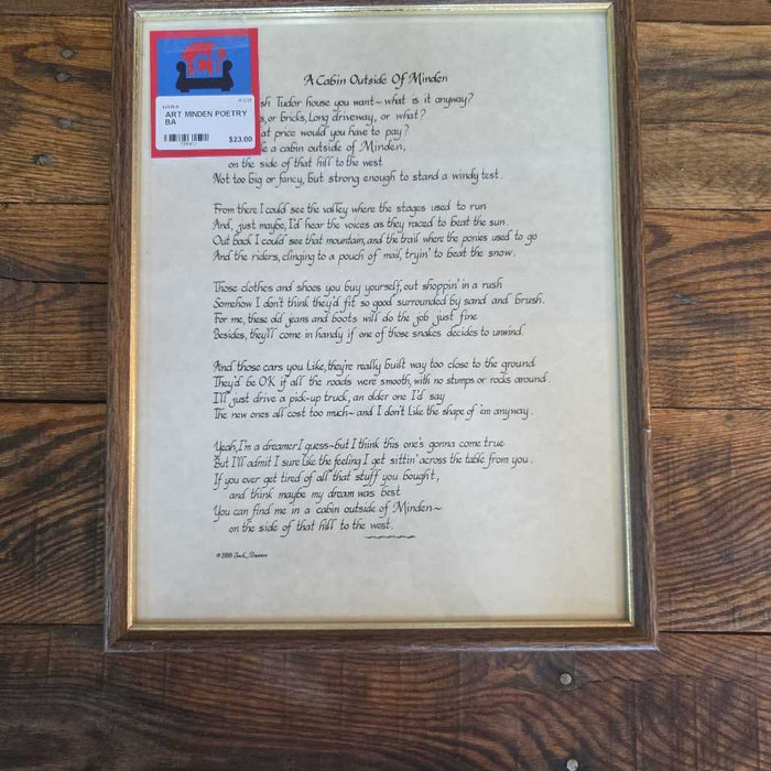 MINDEN POETRY