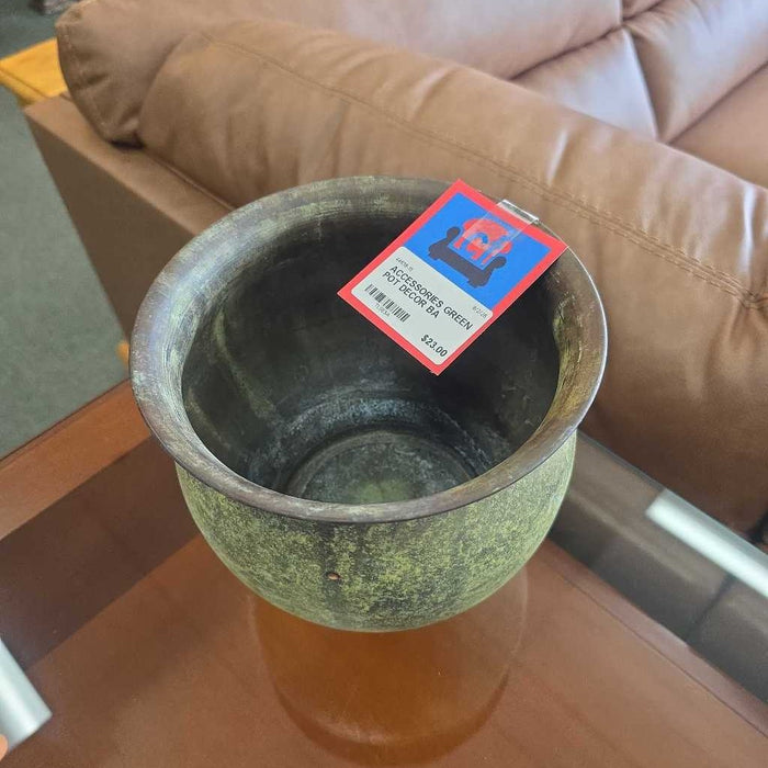 GREEN POT DECOR BA
