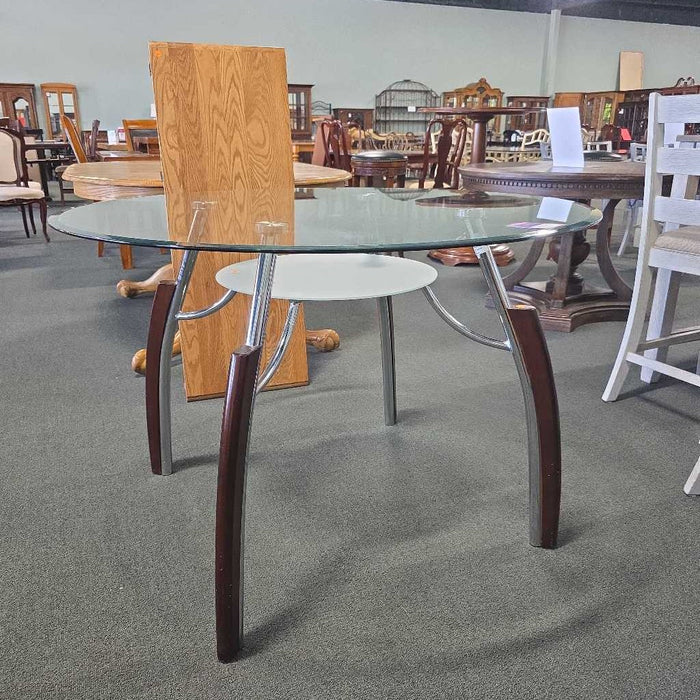 ROUND GLASS TABLE BAH