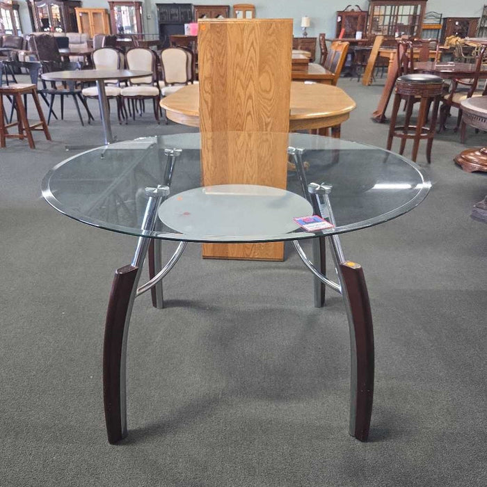 ROUND GLASS TABLE BAH