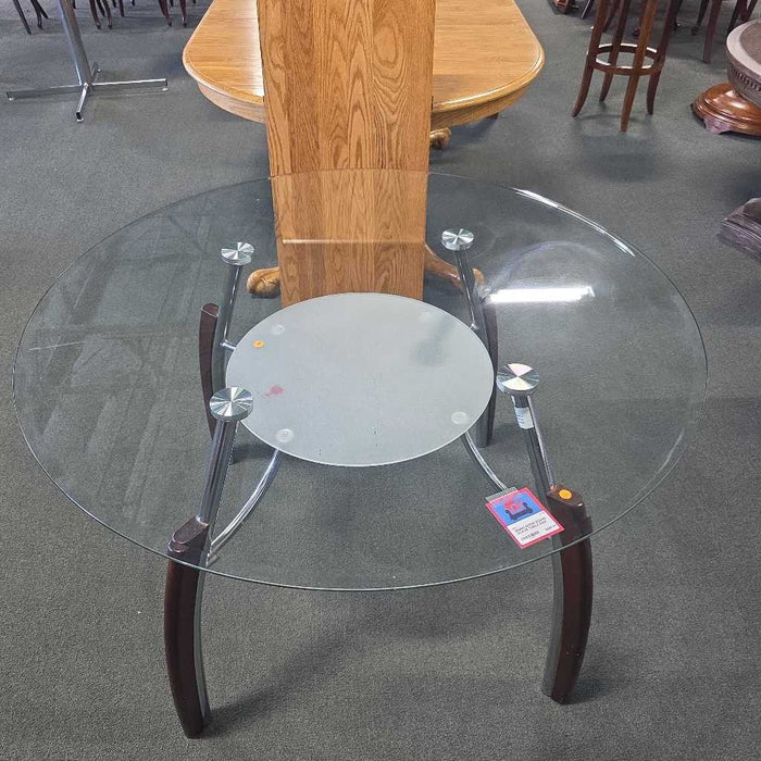 ROUND GLASS TABLE BAH