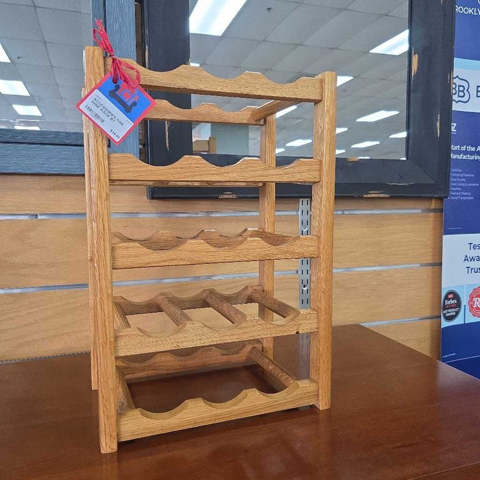 OAK WINE RACK