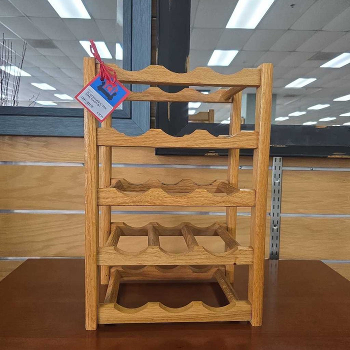 OAK WINE RACK