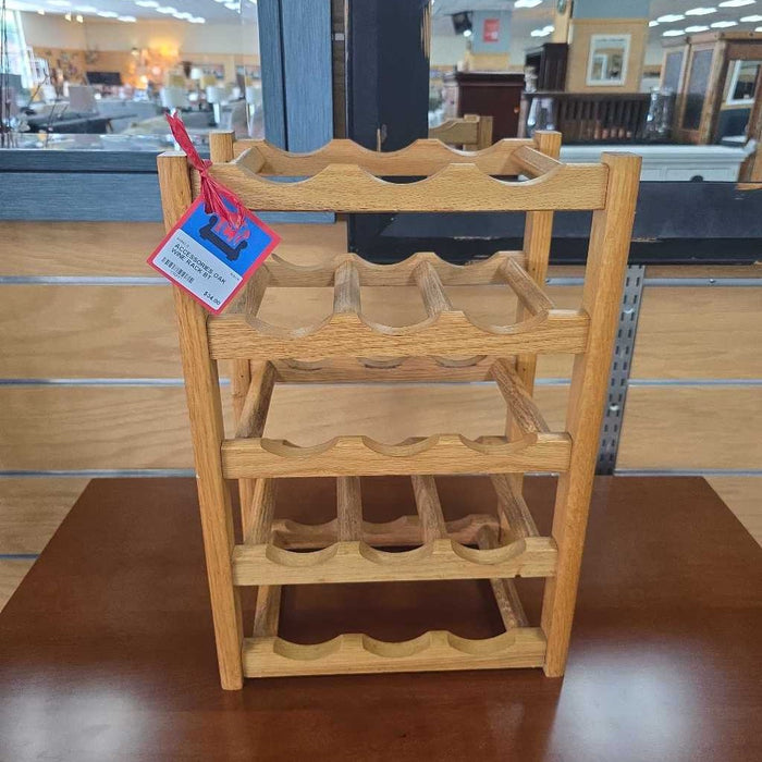 OAK WINE RACK