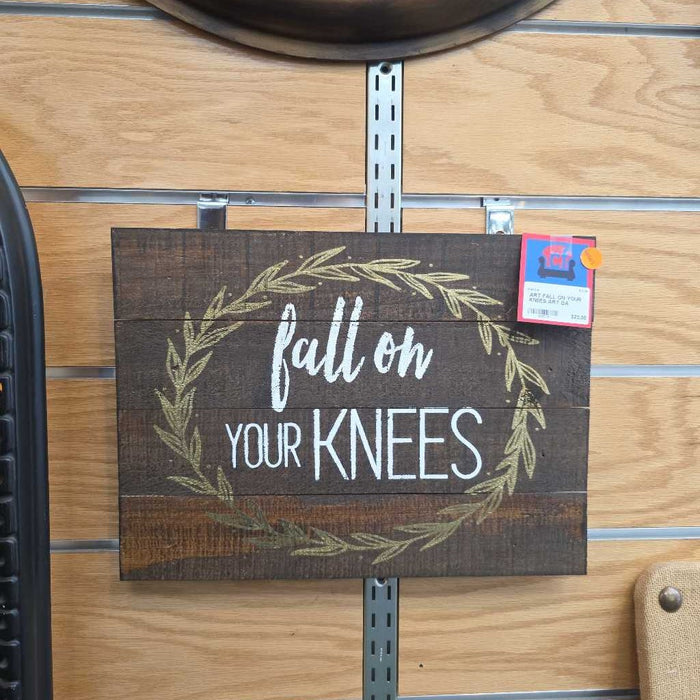 FALL ON YOUR KNEES ART