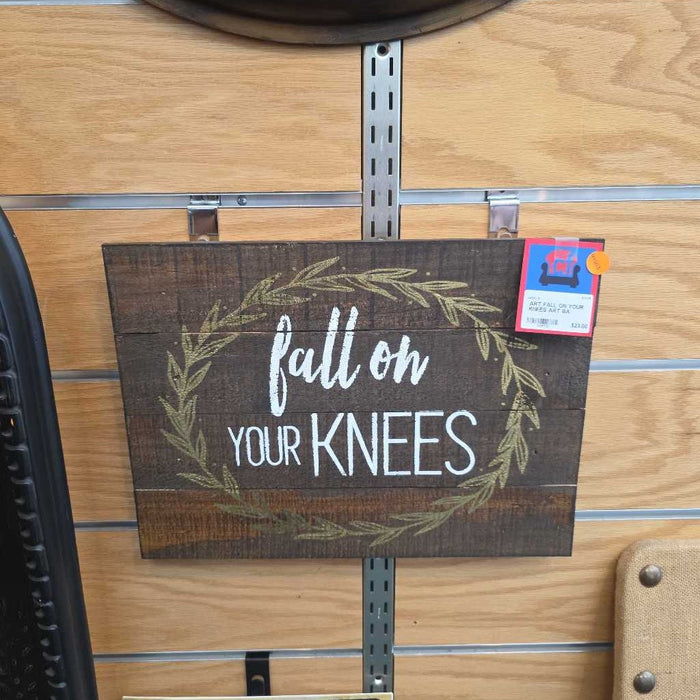 FALL ON YOUR KNEES ART