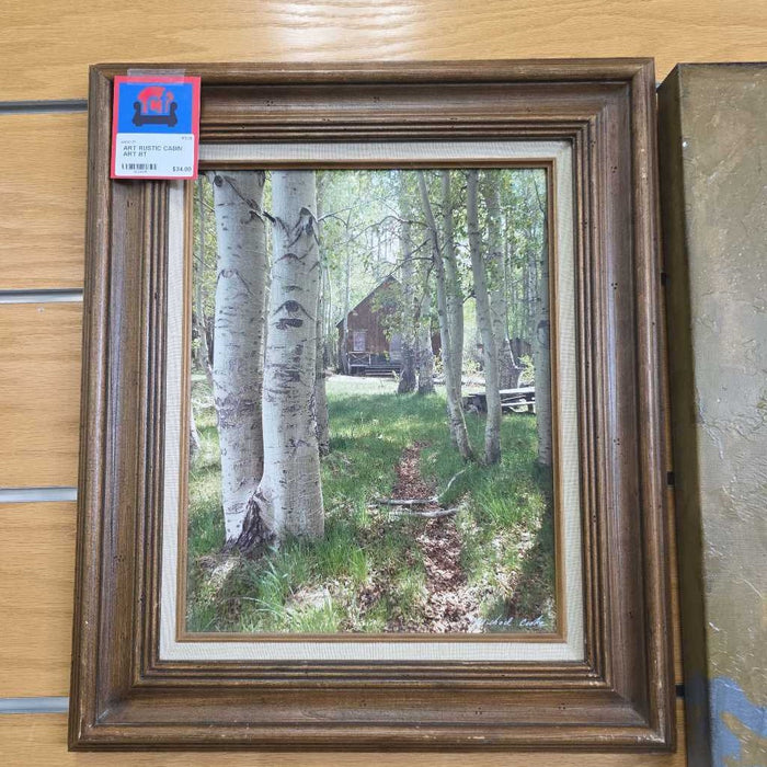 RUSTIC CABIN ART