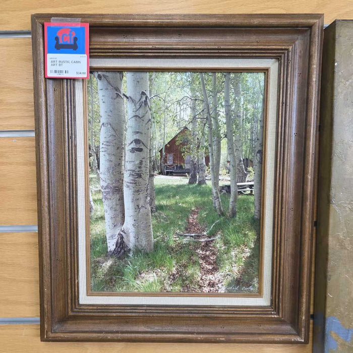 RUSTIC CABIN ART