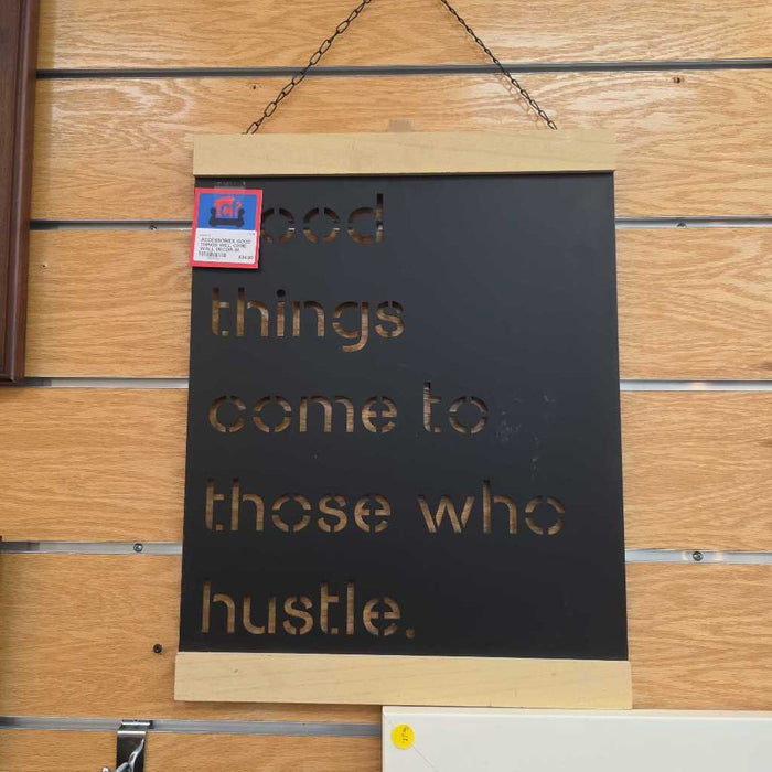 GOOD THINGS WILL COME WALL DECOR