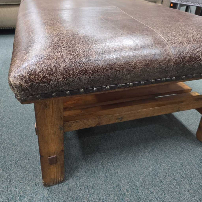 LEATHER OTTOMAN BAH