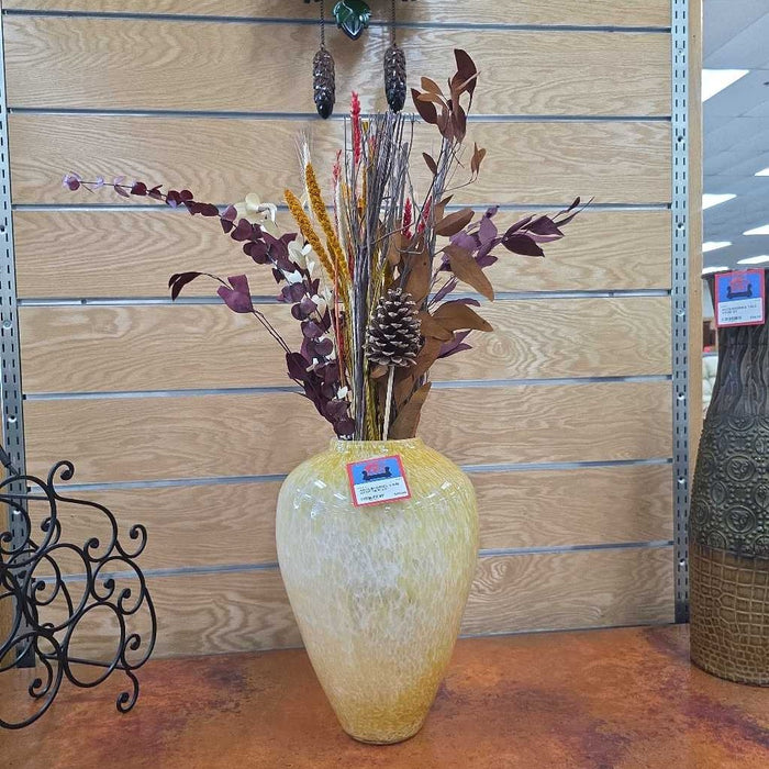VASE WITH SILK LS