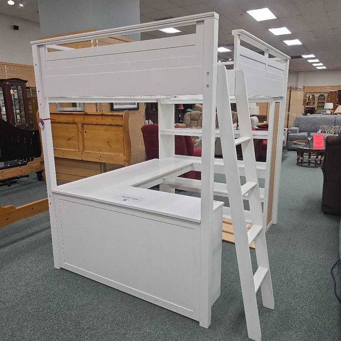 POTTERY BARN SLEEP AND STUDY LOFT BED BBMH