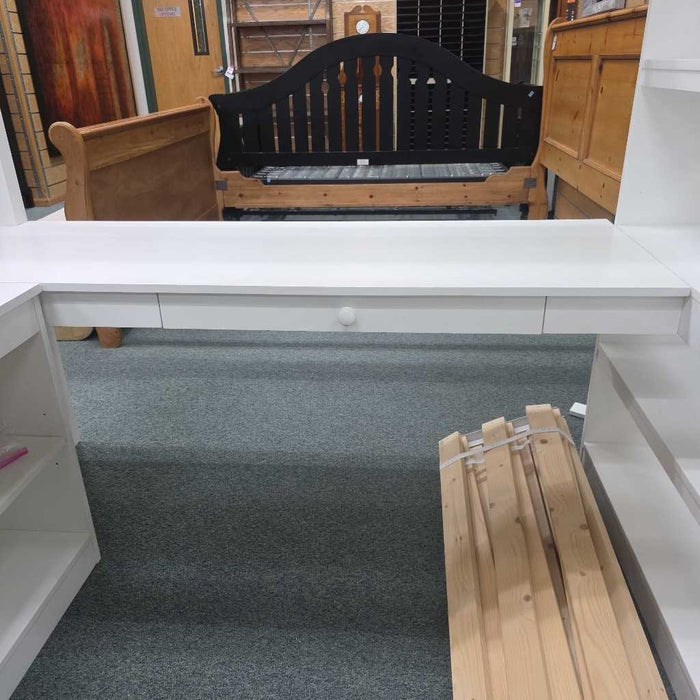 POTTERY BARN SLEEP AND STUDY LOFT BED BBMH