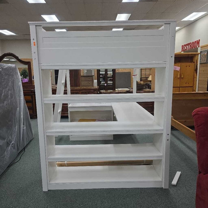 POTTERY BARN SLEEP AND STUDY LOFT BED BBMH