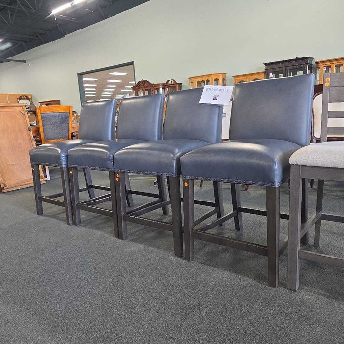 SET OF 4 ETHAN ALLEN THOMAS STOOLS BBTS