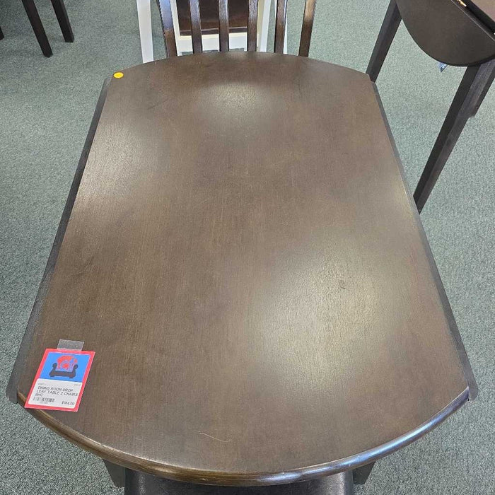 DROP LEAF TABLE 2 CHAIRS BHC